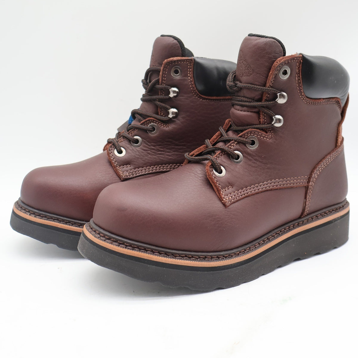 Golden Retriever Work Boots Mens 9 Waterproof Brown Leather 6" Wedge Sole 2901 - take2supply