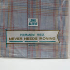 Bellcraft Shirt Boys 10 Blue Red Plaid Long Sleeve Permanent Press USA NWT - take2supply