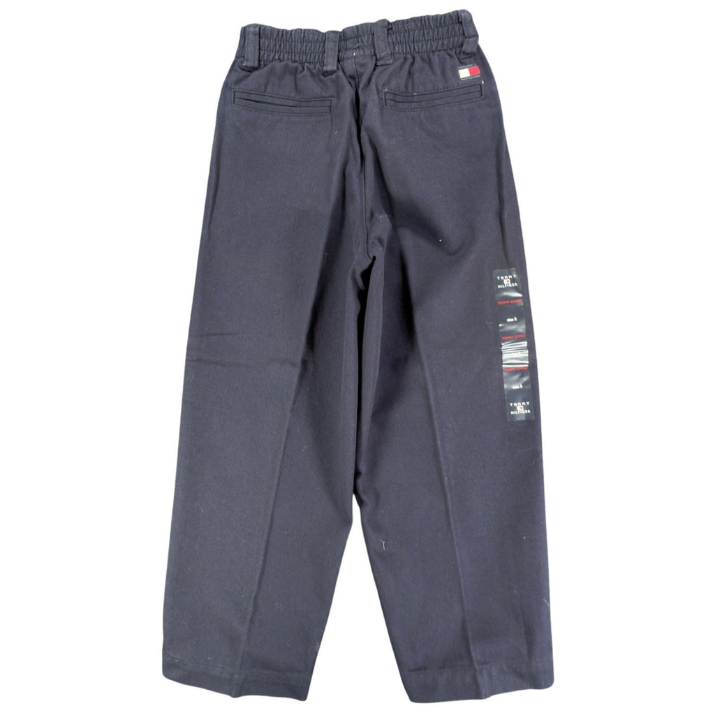 Tommy Hilfiger Y2K Chino Pants Boys 5 Navy Blue Cotton NWT Deadstock - take2supply