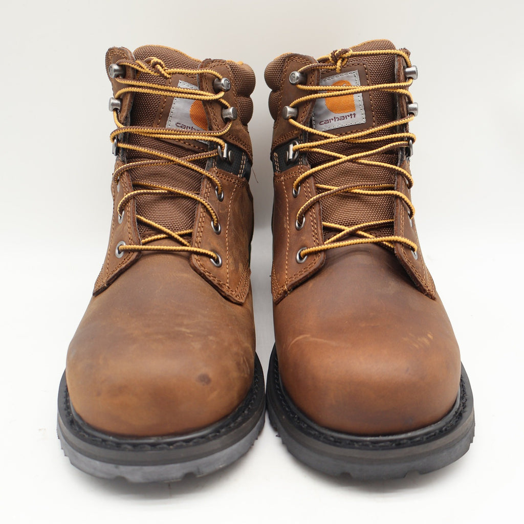 Carhartt 6-Inch Work Boot Mens 8.5 Brown Leather Soft Toe EH CMW6174 NEW - take2supply