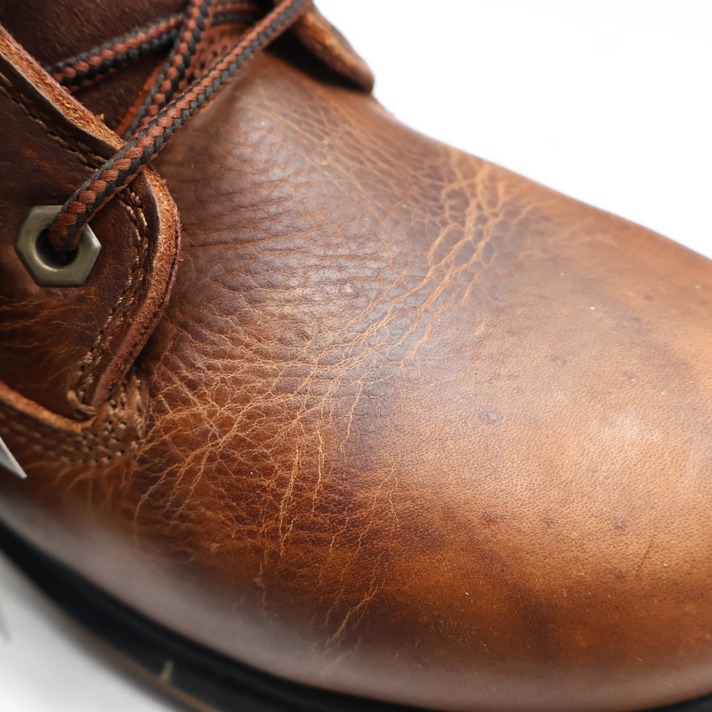 McRae Industrial Work Boots Mens 9.5 Brown Leather EH NST Lace Up MR88122 NEW - take2supply