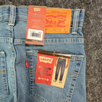Levi's 511 Slim Flex Stretch Jeans Boys Size 16 Reg 28x30 Light Wash Blue NWT - take2supply