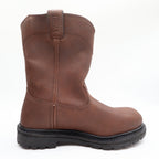 Worx Red Wing 5701 Steel Toe Work Boots Mens 7.5 Brown Leather New Deadstock - take2supply