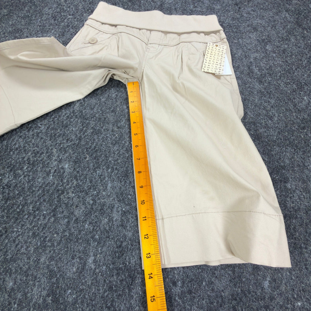 Jolt Y2K Bermuda Shorts Girls 12 Khaki Tan Cotton Stretch NWT New - take2supply