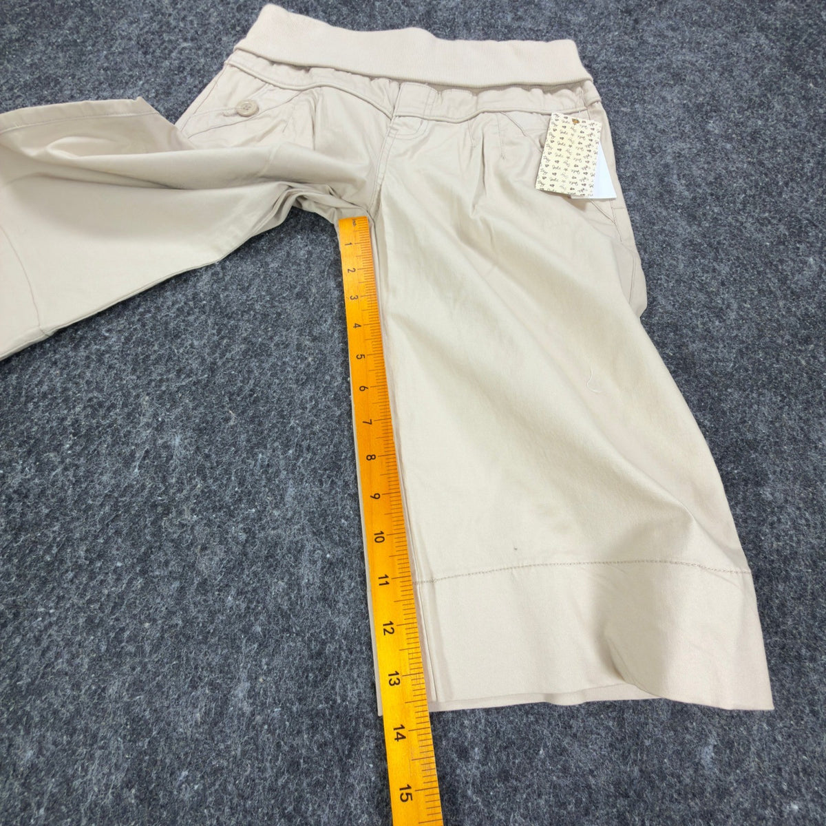 Jolt Y2K Bermuda Shorts Girls 12 Khaki Tan Cotton Stretch NWT New - take2supply