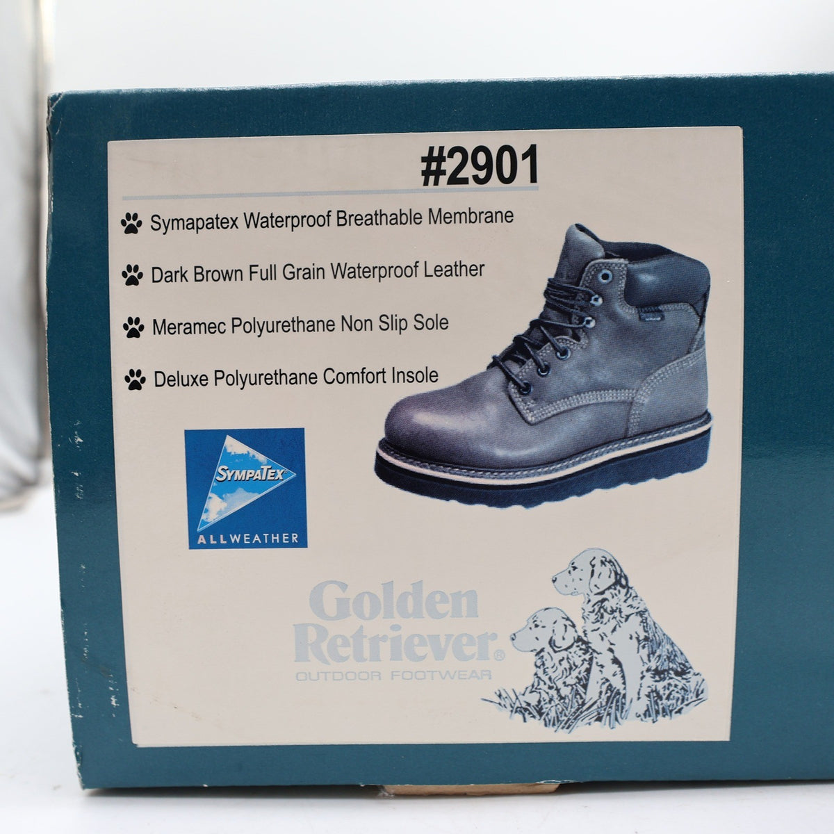 Golden Retriever 2901 Boots Mens 11 M Dark Brown Leather NWT Vintage Deadstock - take2supply