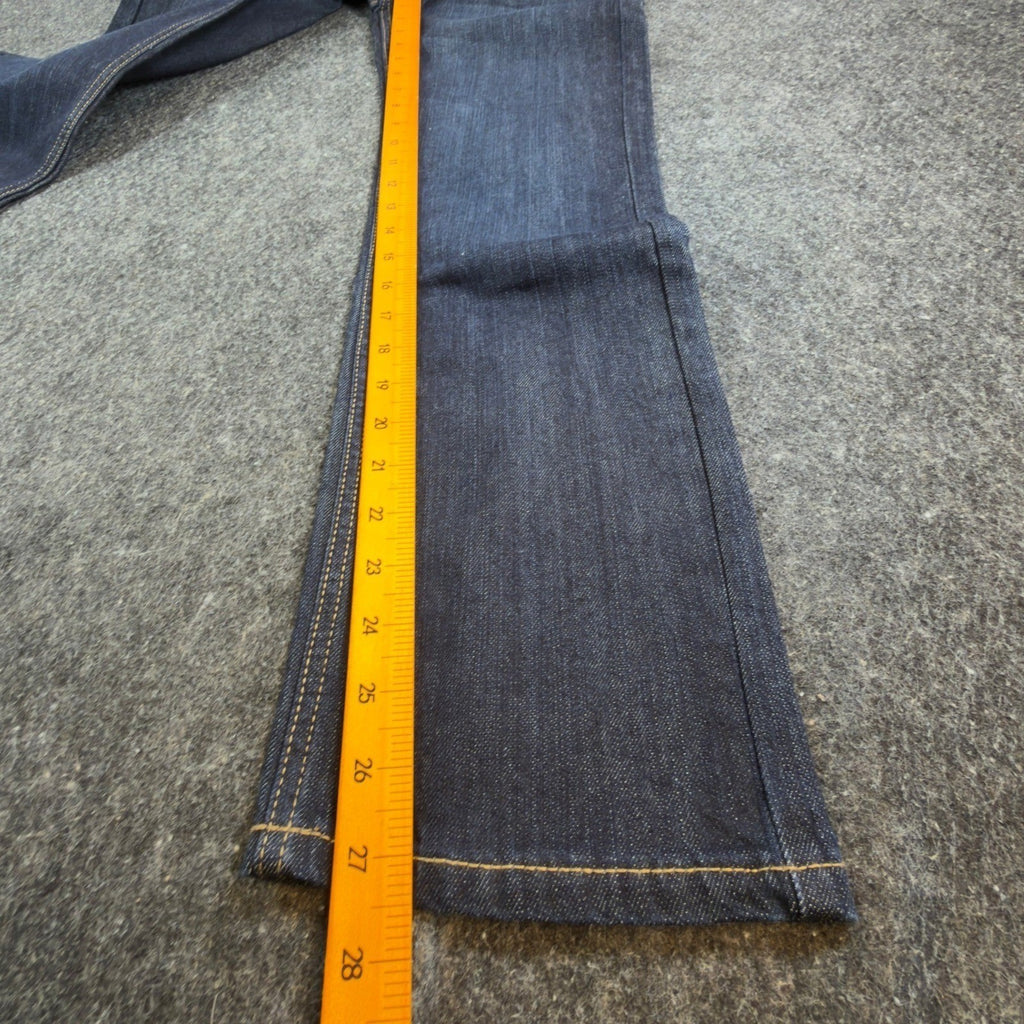 Levi's 505 Regular Fit Jeans Boys 14 Slim 25x27 Dark Wash Straight Leg Denim - take2supply