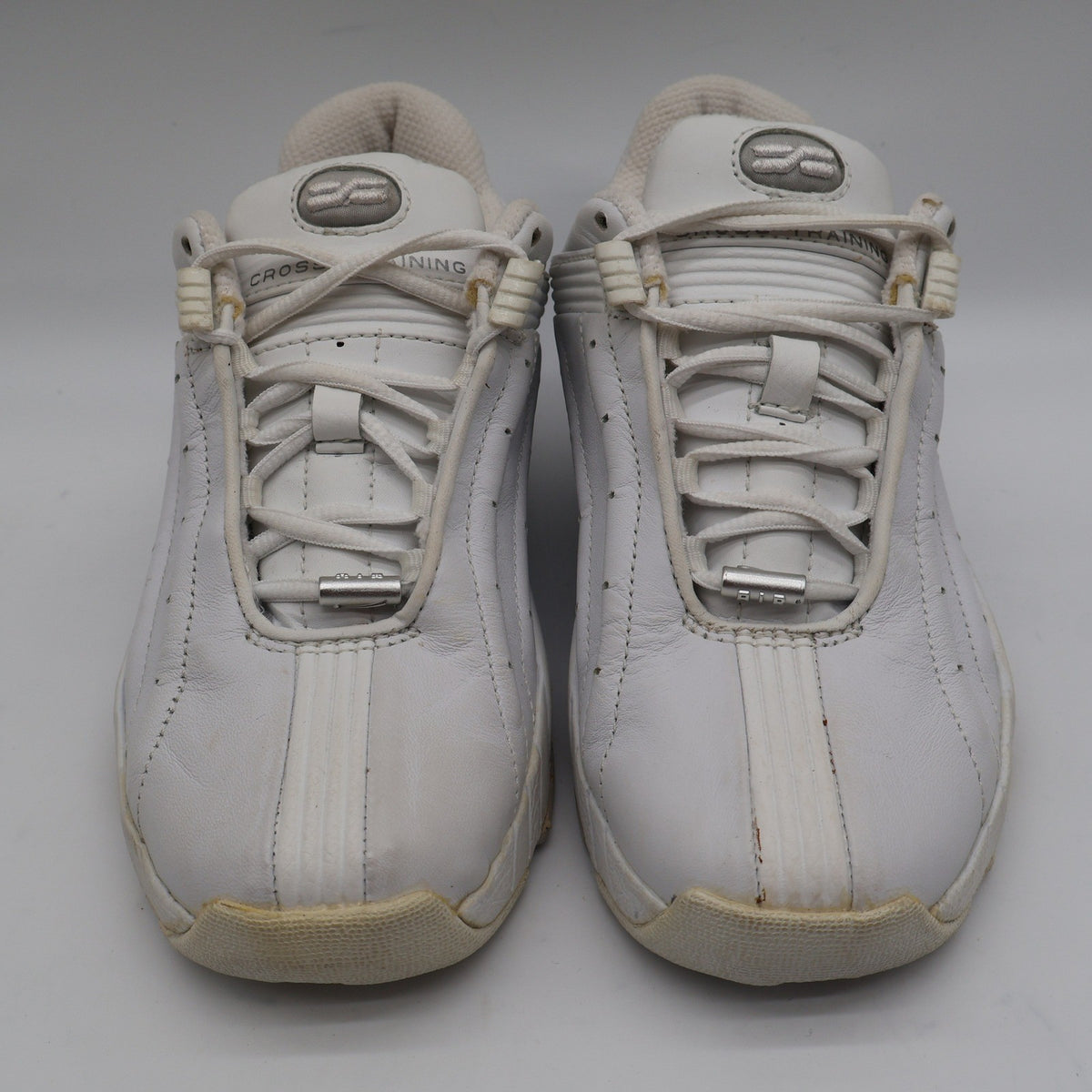 Nike Air Trainer Deluxe Womens 5.5 Vintage 2002 White Silver Leather 302853-101 - take2supply