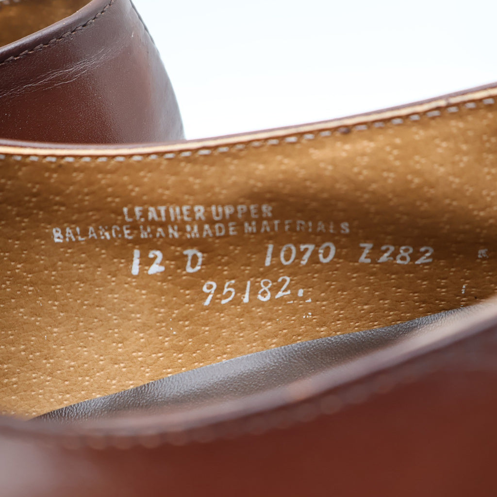 Barclay Loafers Mens 12 D Vintage Brown Leather Slip On Endicott Johnson NOS - take2supply