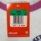 Nike Y2K Ringer Tee Girls XL White Pink Basketball Team 216485 NWT - take2supply