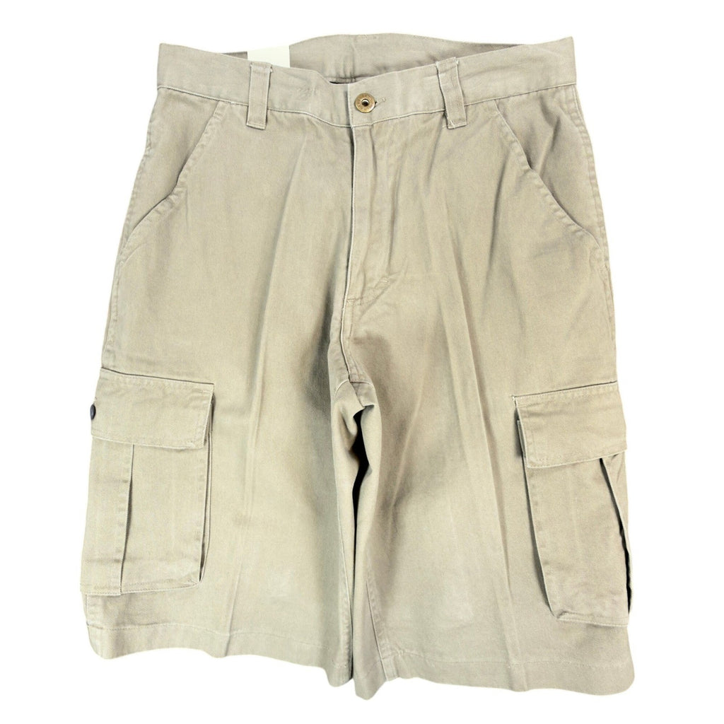 Lee Dungarees Cargo Shorts Mens 29 Khaki Cotton Relaxed Deadstock 219-2437 - take2supply