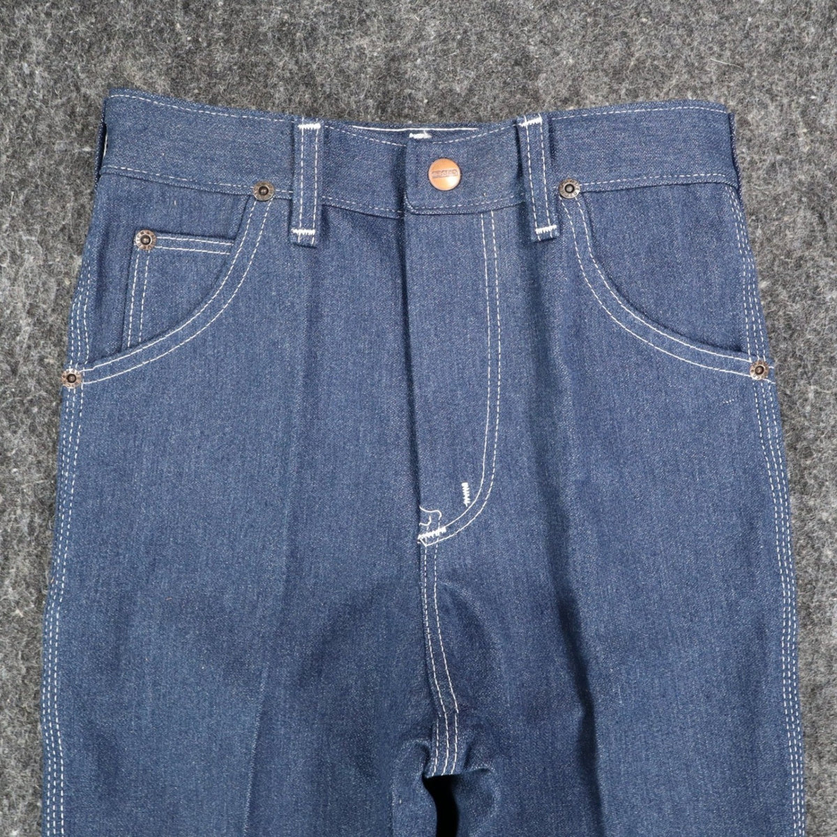 Maverick Straight Leg Jeans Boys 12 Regular Vintage 70s Blue Deadstock USA NWT - take2supply