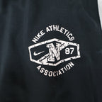Nike Track Pants Girls M Black Excellent Side Stripe Athletics Logo - take2supply