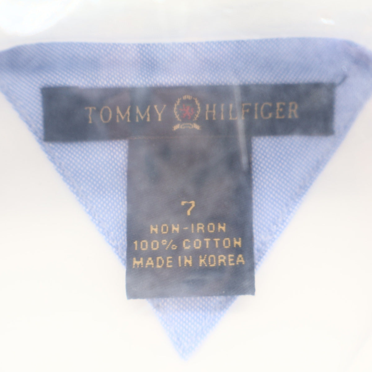 Tommy Hilfiger Dress Shirt Boys 7 White Cotton Non Iron Long Sleeve NWT Packaged - take2supply