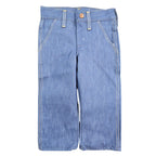 Young Maverick Jeans Toddler 2 Blue Cotton Straight Leg Vintage 70s 80s NOS - take2supply