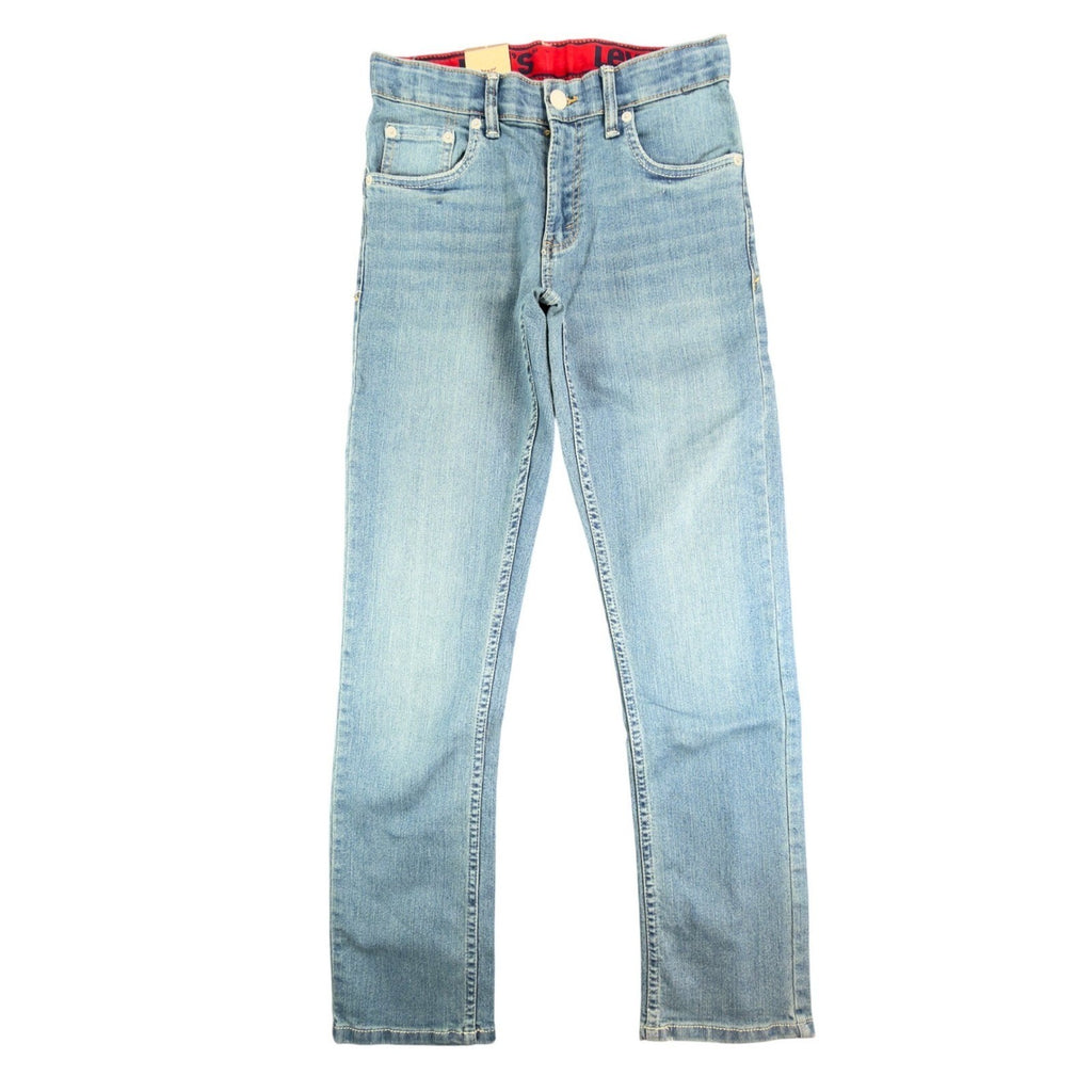 Levi's 511 Slim Flex Stretch Jeans Boys Size 16 Reg 28x30 Light Wash Blue NWT - take2supply