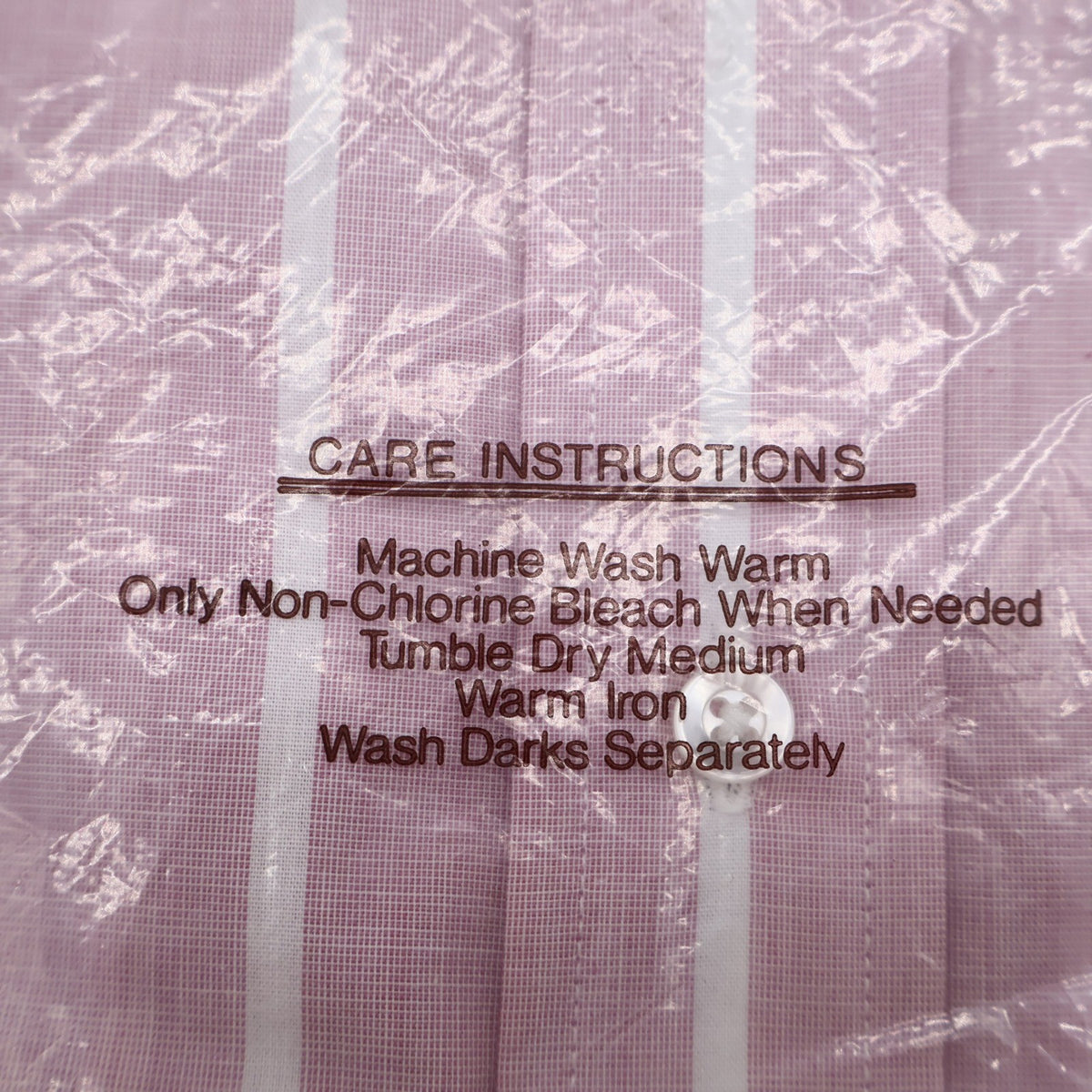 Mark VII Dress Shirt Mens 15.5 32/33 Vintage Pink Striped Contrast Collar USA - take2supply