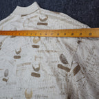 Winner Mate Golf Polo Shirt Mens Size Medium Vintage Sahara Cotton Rayon Print - take2supply