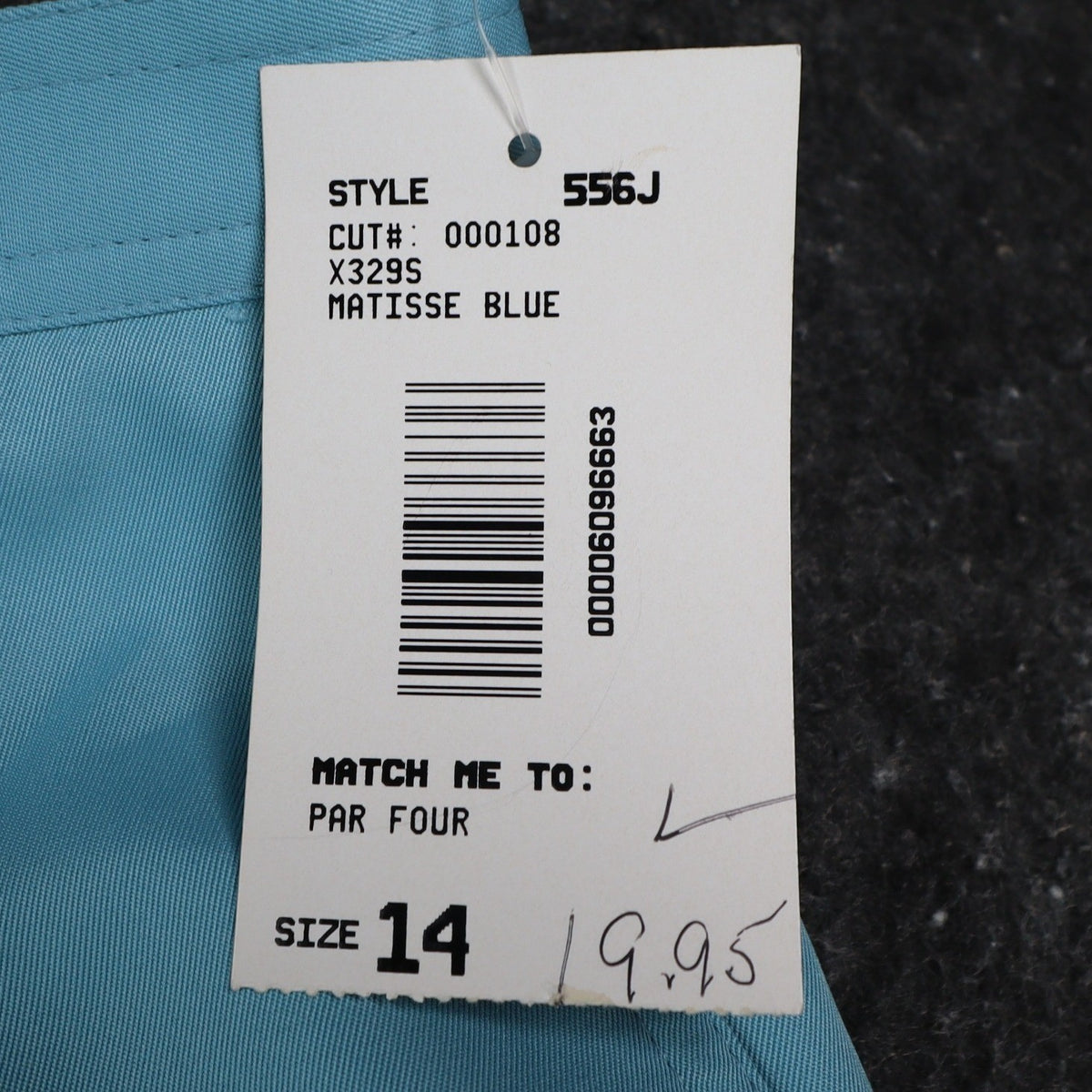 Company Collection Pants Womens 14 Vintage Blue Polyester Pleated Straight Leg - take2supply