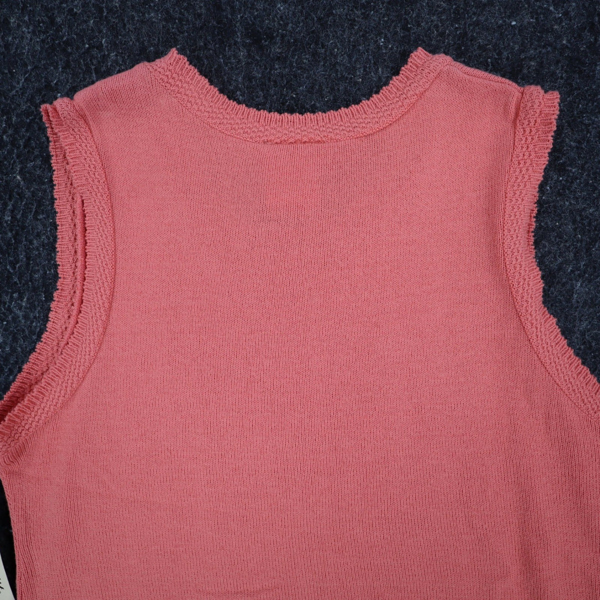 Company Collection Tank Top Women Petite S Coral Pink Knit Shell USA Made NWT - take2supply