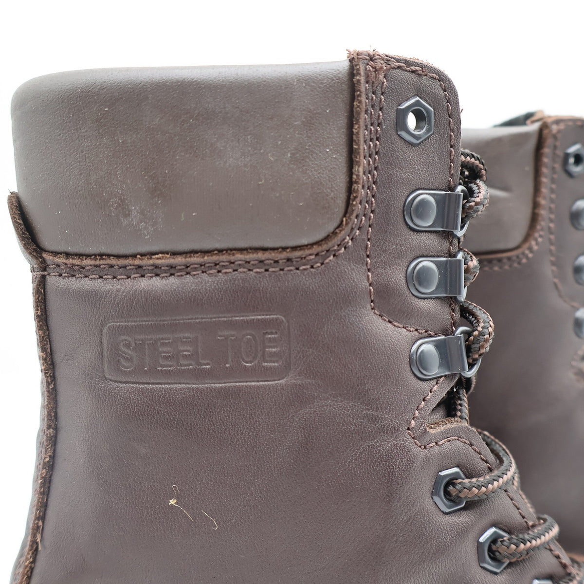 LaCrosse Caribou II Work Boots Mens 8 Vintage Brown Leather Steel Toe Thinsulate - take2supply