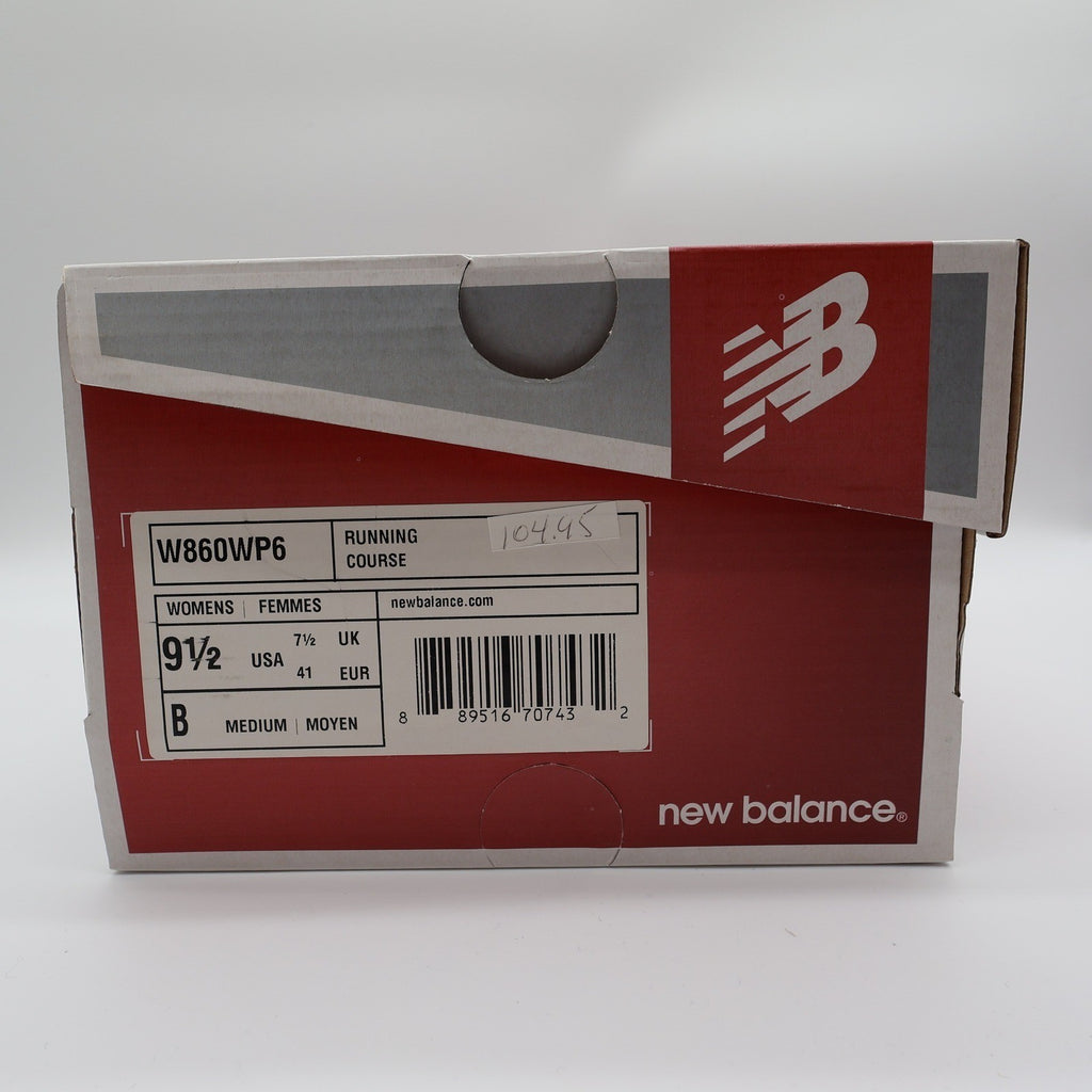 New Balance 860v6 Women's 9.5 Purple White Athletic Running Shoes - take2supply