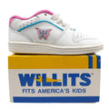 Willits Wind Sneakers Toddler 7.5 M Vintage 90s White Pink Butterfly Leather 288 - take2supply