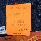 Maverick Boys Jeans Size 8 Husky Vintage Deadstock Indigo Western Bootcut Denim - take2supply