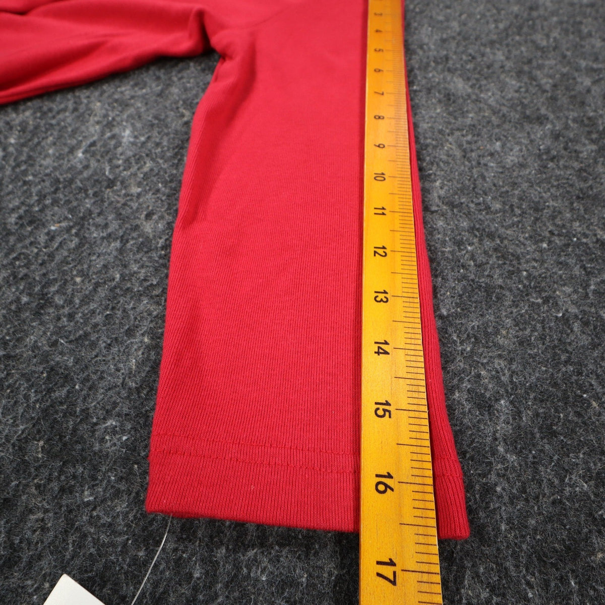 N Touch Top Womens Small Red Cotton Blend Rhinestone Split Sleeve Macintosh - take2supply