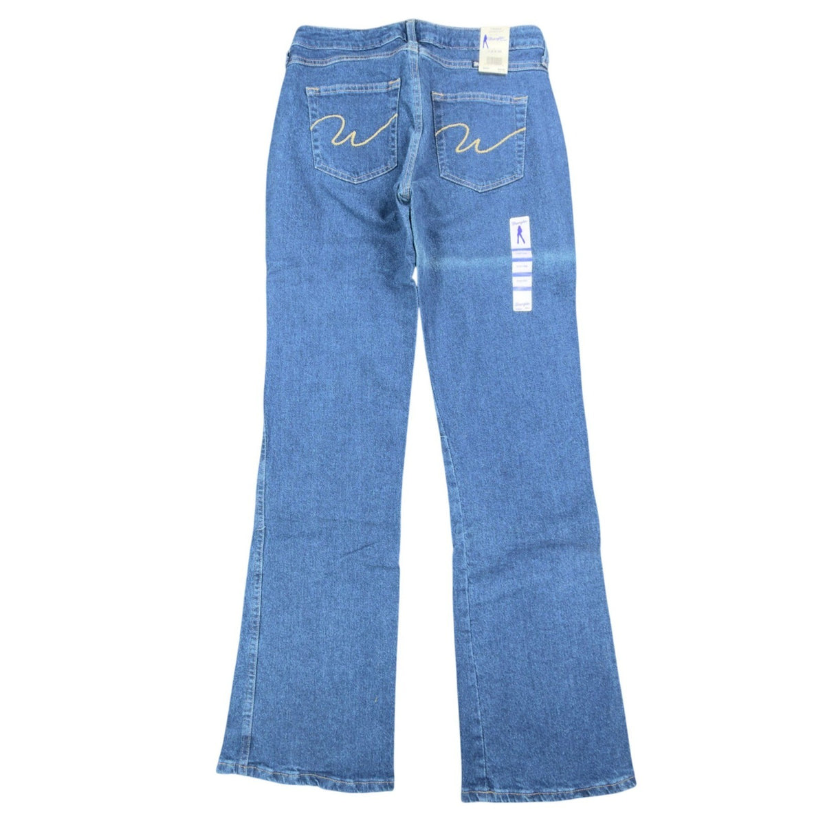 Wrangler Y2K Cowboy Cut Jeans Womens 7/8 x 34 Blue Denim Bootcut NWT - take2supply