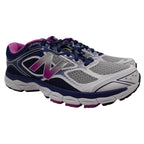 New Balance 860v6 Women's 9.5 Purple White Athletic Running Shoes - take2supply