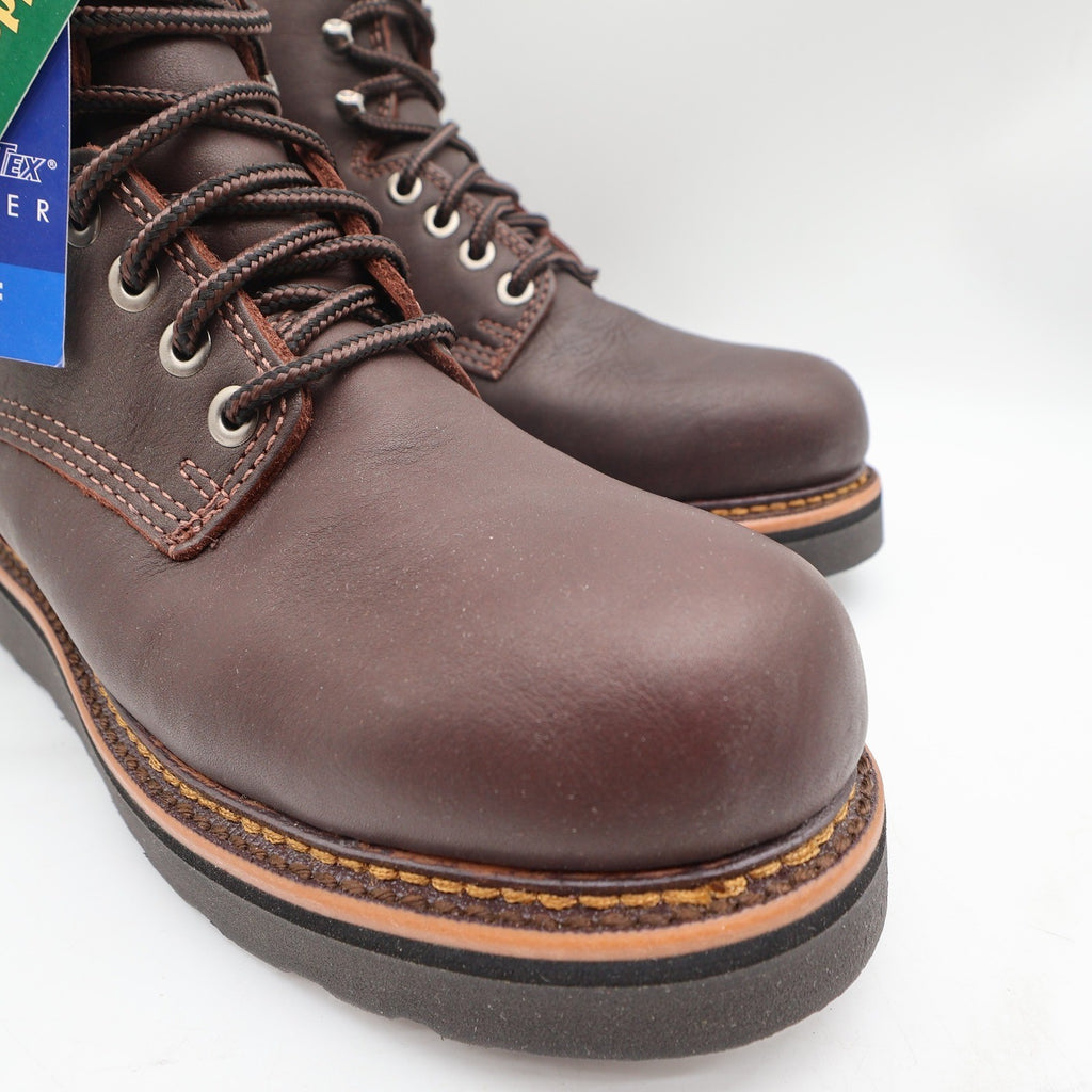 Golden Retriever 3901 Work Boots Mens 9 Dark Brown Leather Waterproof NWT - take2supply