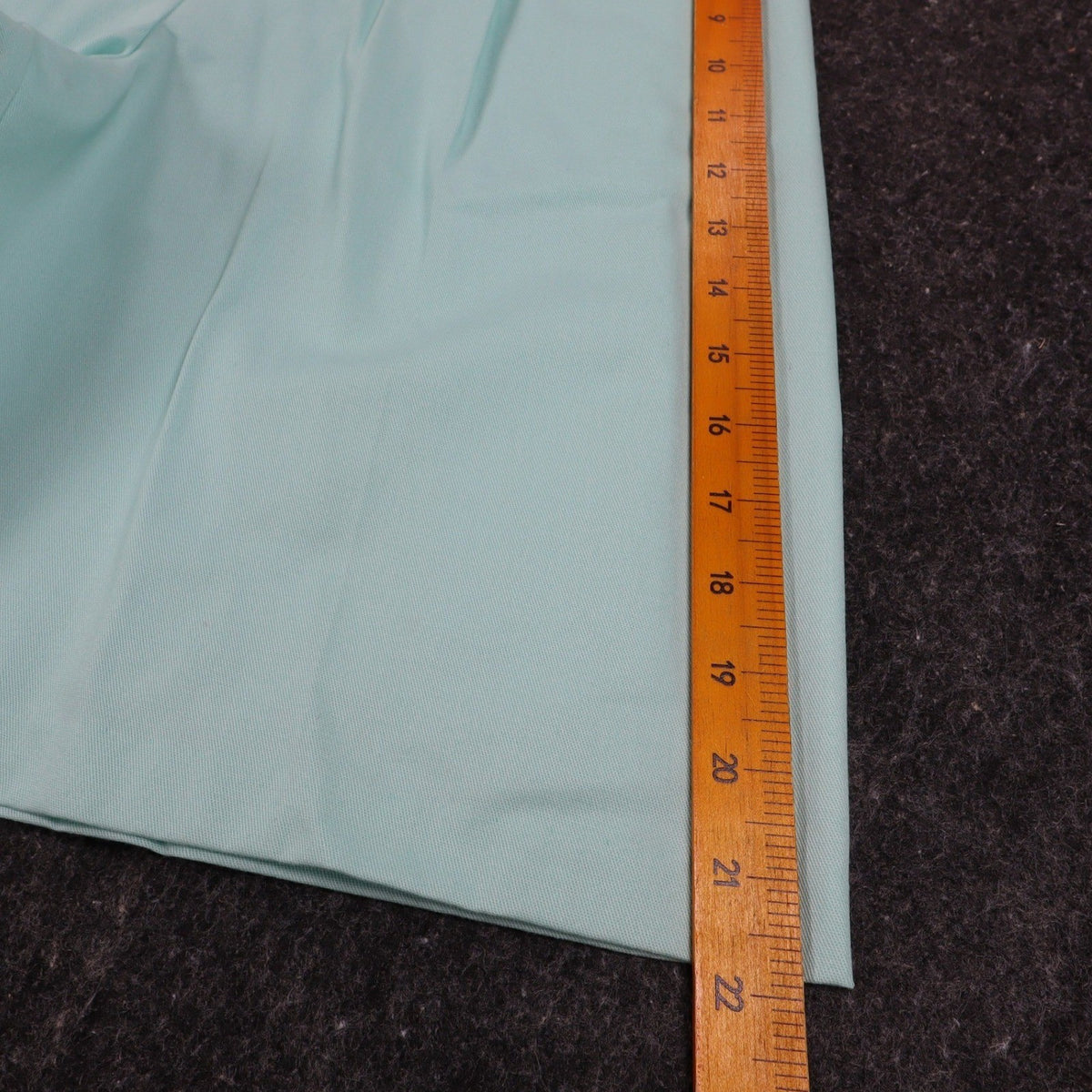 Southern Lady Pleated Shorts Womens Size 10 Aqua Twill High Waist Elastic Back - take2supply