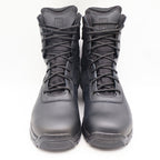 Battle Ops Tactical Boot Mens 10.5 Waterproof Side Zip Black Leather BOPS8001 - take2supply
