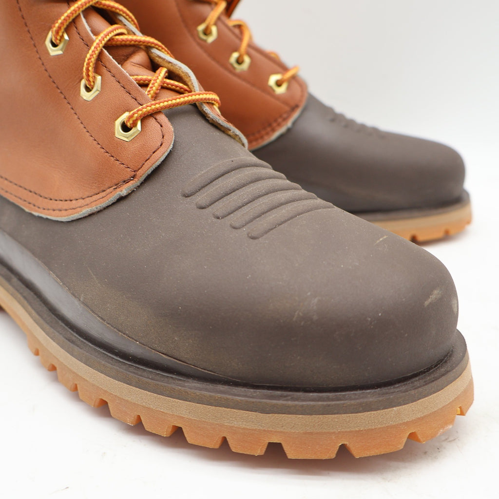Ranger Insulated Hunting Boots Mens 8M Vintage Brown Leather Rubber Duck Boots - take2supply