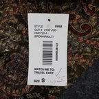 N Touch Paisley Blazer Womens Size S Brown Multi Metallic Single Button NWT - take2supply