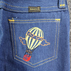 Young Maverick Vintage 70s Straight Leg Jeans Boys 3 Blue Denim NWT USA - take2supply