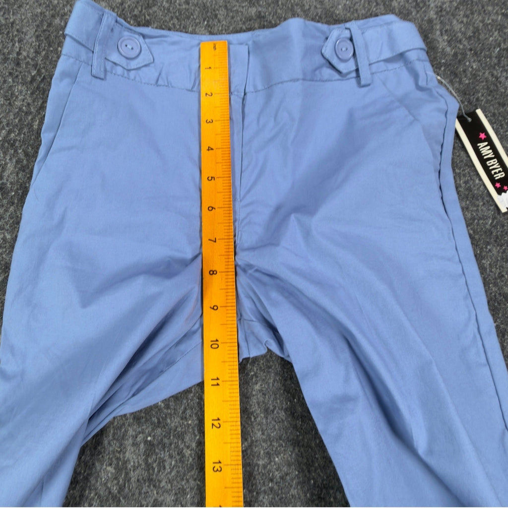 Amy Byer Y2K Bermuda Shorts Girls 10 Blue Cotton Stretch NWT - take2supply