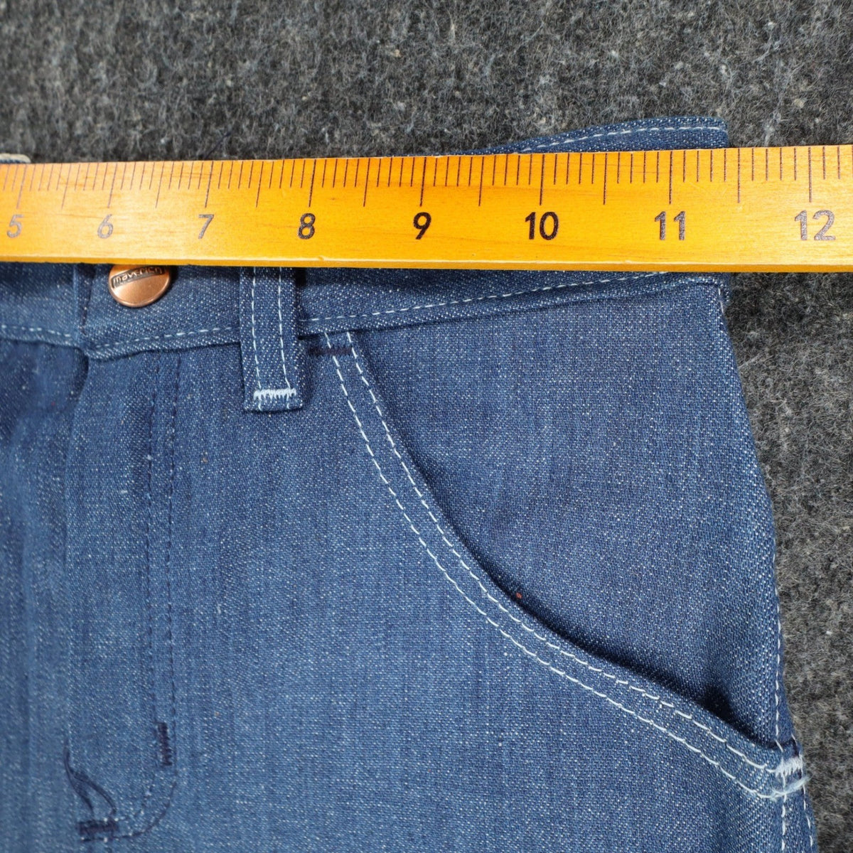 Vintage Young Maverick Boys Jeans Size 7 Blue Flare Leg USA NWT - take2supply