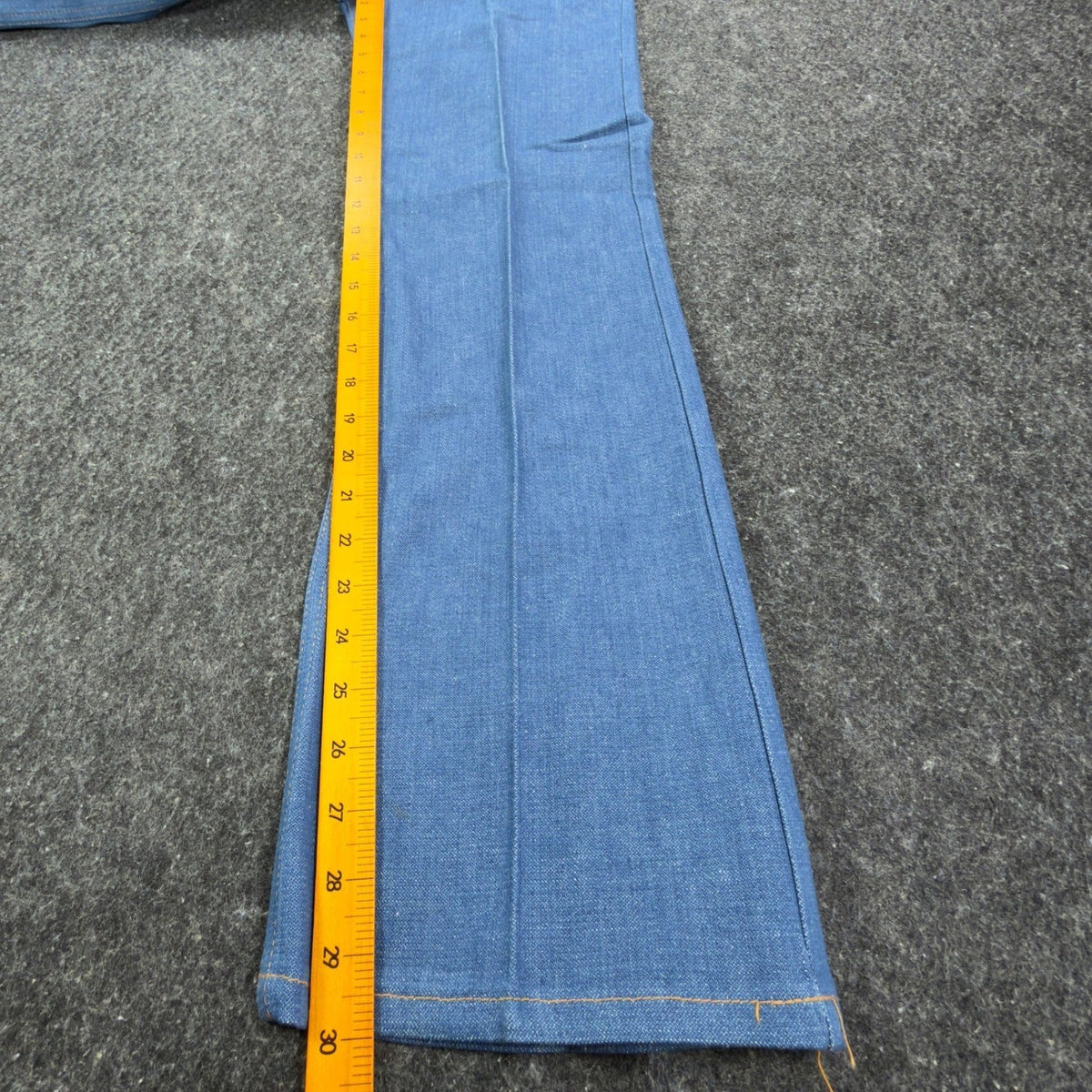 Key Jeans Vintage 70s Denim Pants Dept 27 Blue Cotton Deadstock NEW - take2supply