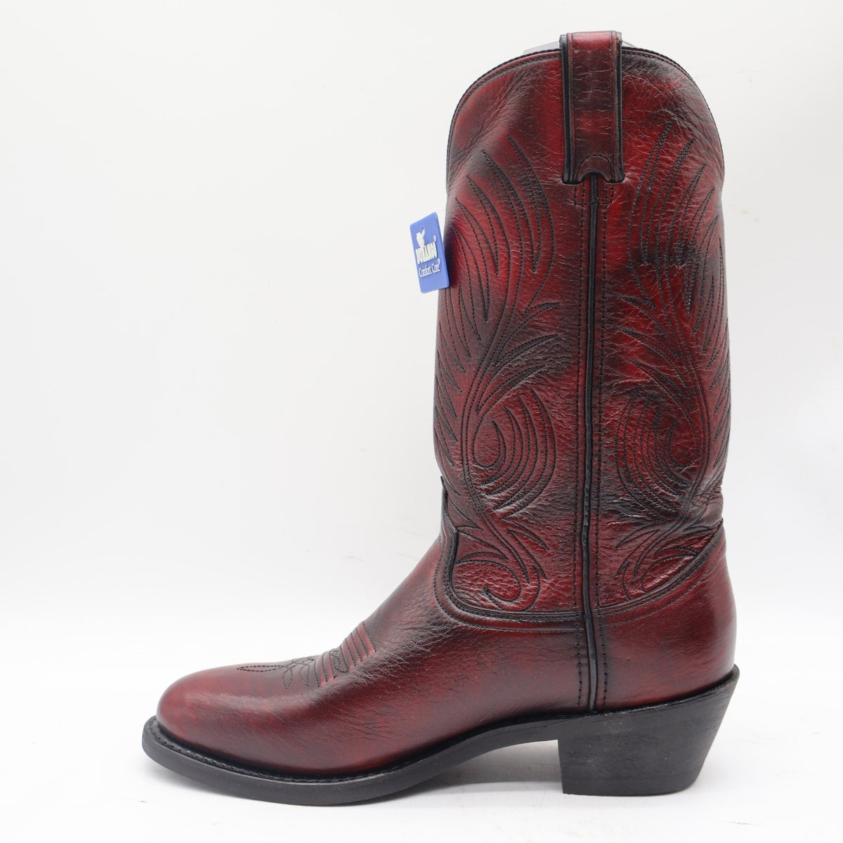 Durango Cowboy Boots Mens 8 D Vintage 2005 Black Cherry Leather Western SW4225 - take2supply