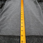 AGB Mock Neck Top Womens Size S Gray Short Puff Sleeve Pleated Front 04-29J33 - take2supply