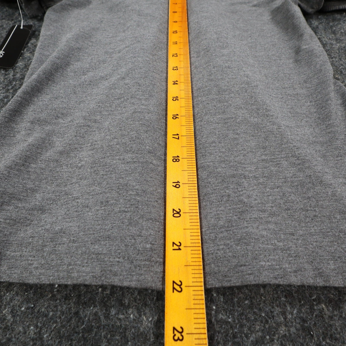 AGB Mock Neck Top Womens Size S Gray Short Puff Sleeve Pleated Front 04-29J33 - take2supply