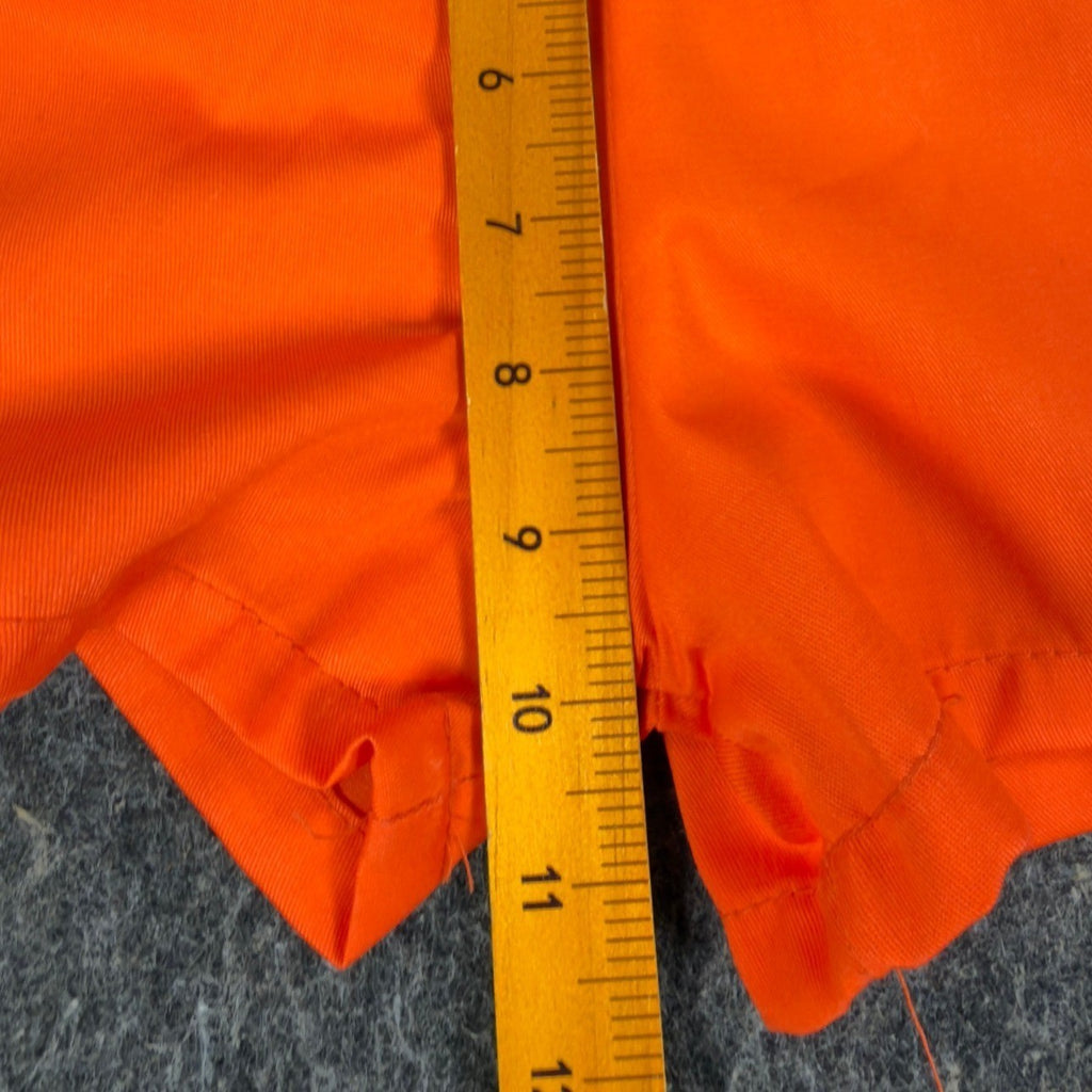 Fruit of the Loom Vintage 70s Gym Shorts Boys XS Orange Cotton NWT - take2supply