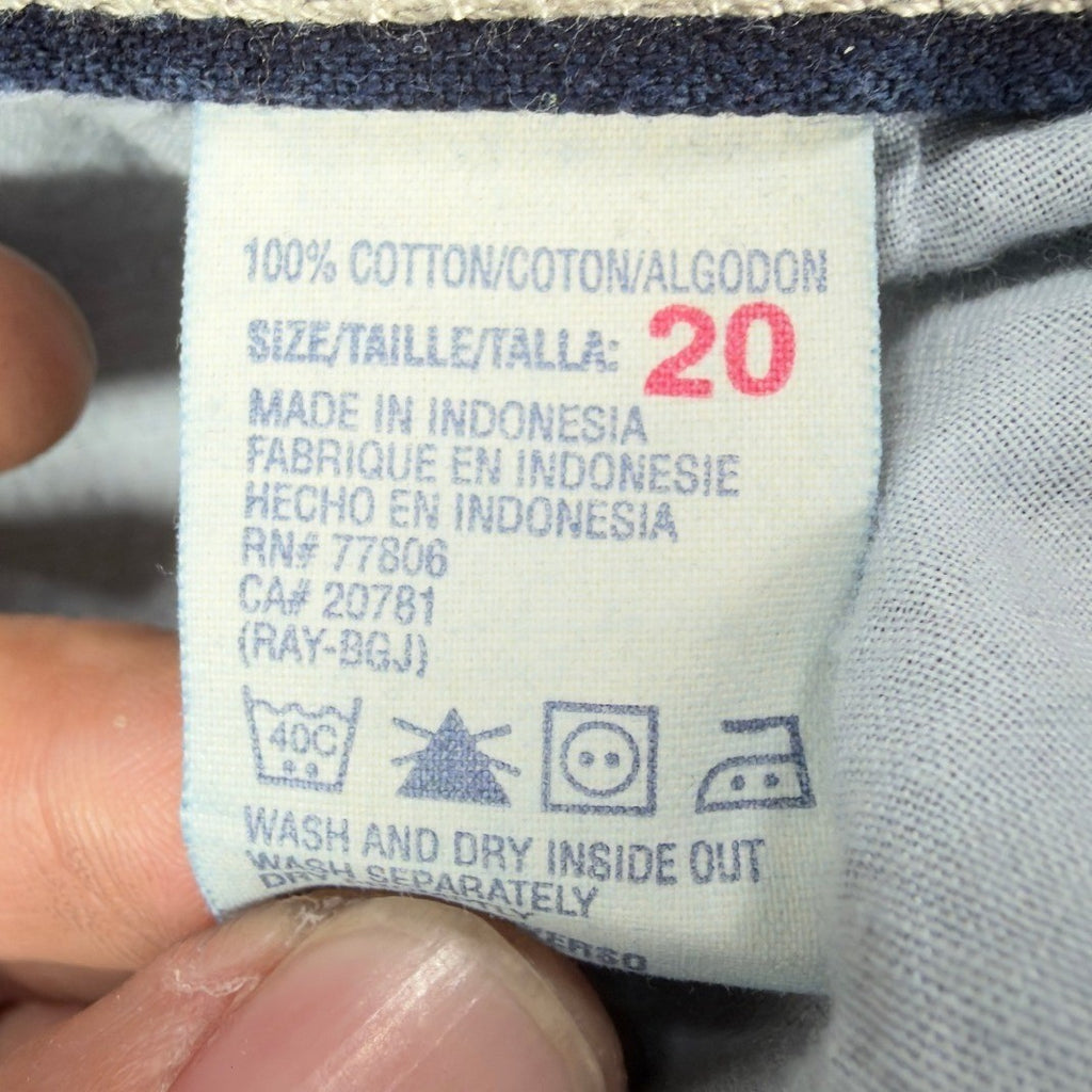Tommy Hilfiger Y2K Freedom Fit Jeans Boy 20 Blue Cotton NWT Deadstock Baggy - take2supply