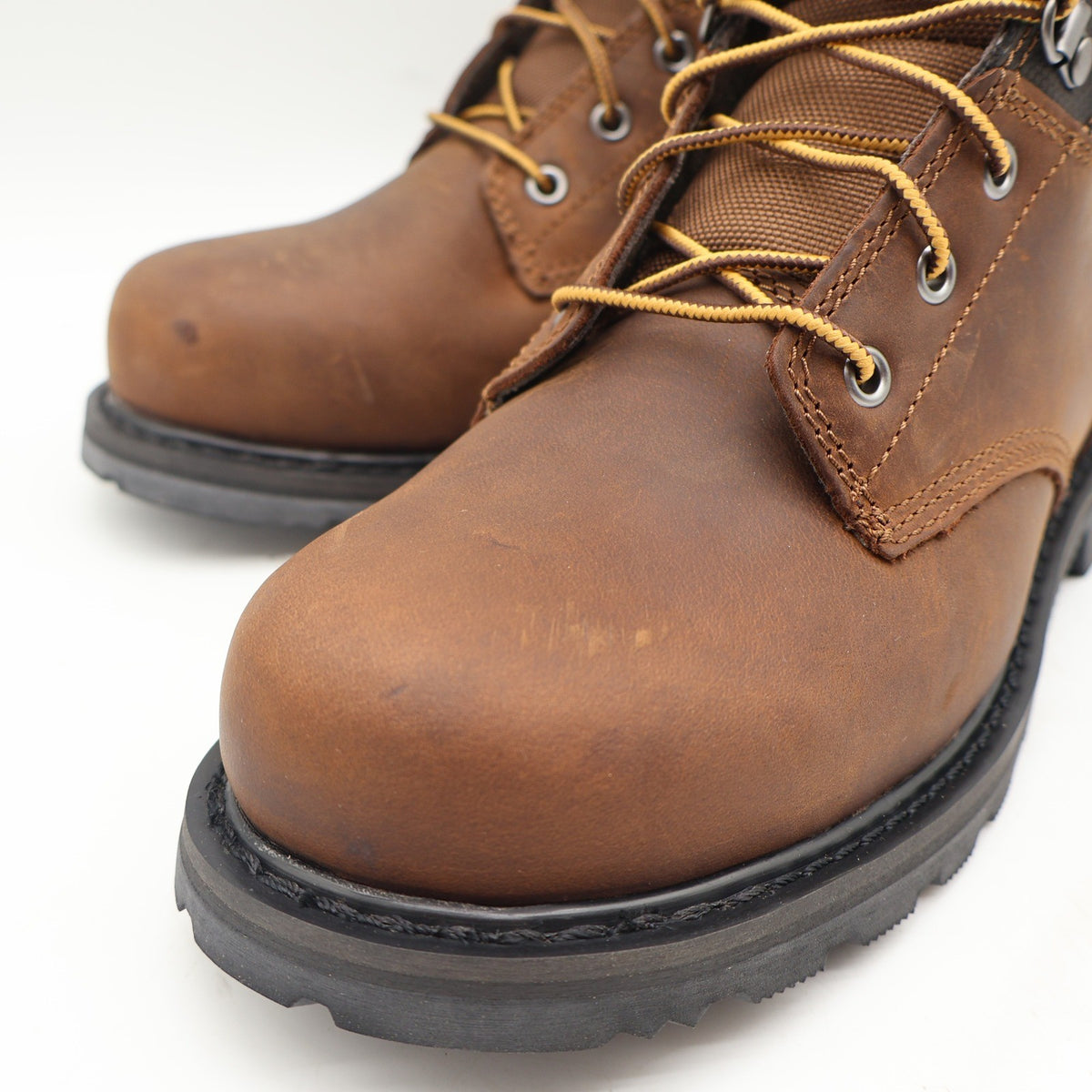 Carhartt 6-Inch Work Boot Mens 8.5 Brown Leather Soft Toe EH CMW6174 NEW - take2supply