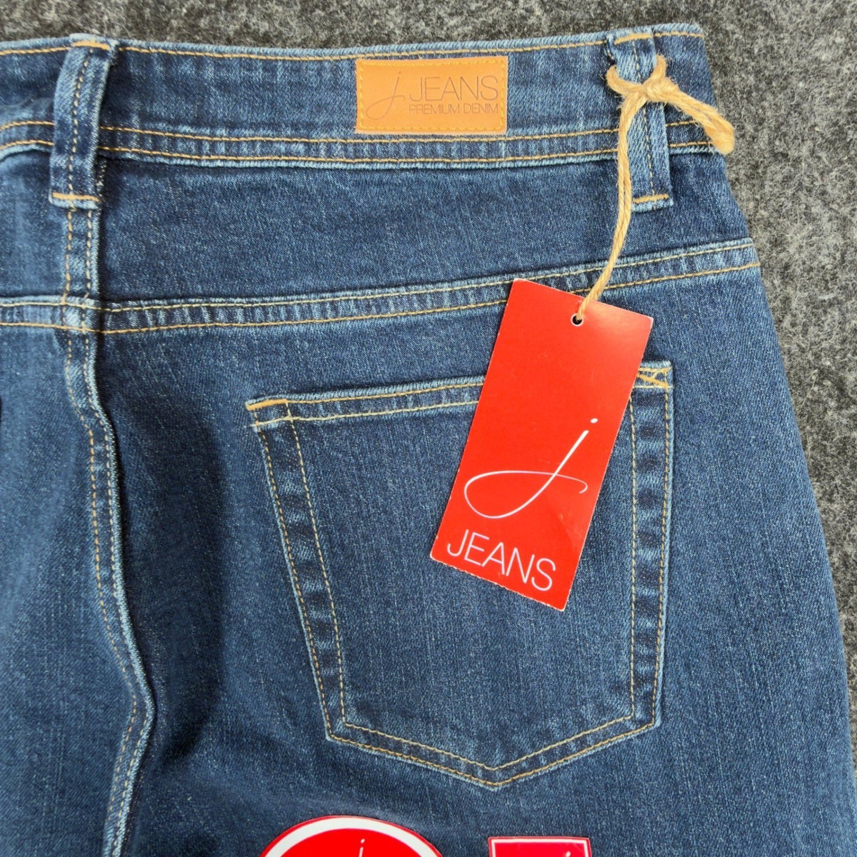 J Jeans Stretch Denim Pants Womens 12 Indigo Blue Premium New With Tags - take2supply