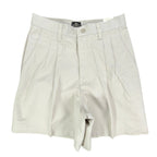 Lee Vintage 90s Pleated Shorts Womens 8P Beige Cotton NWT - take2supply