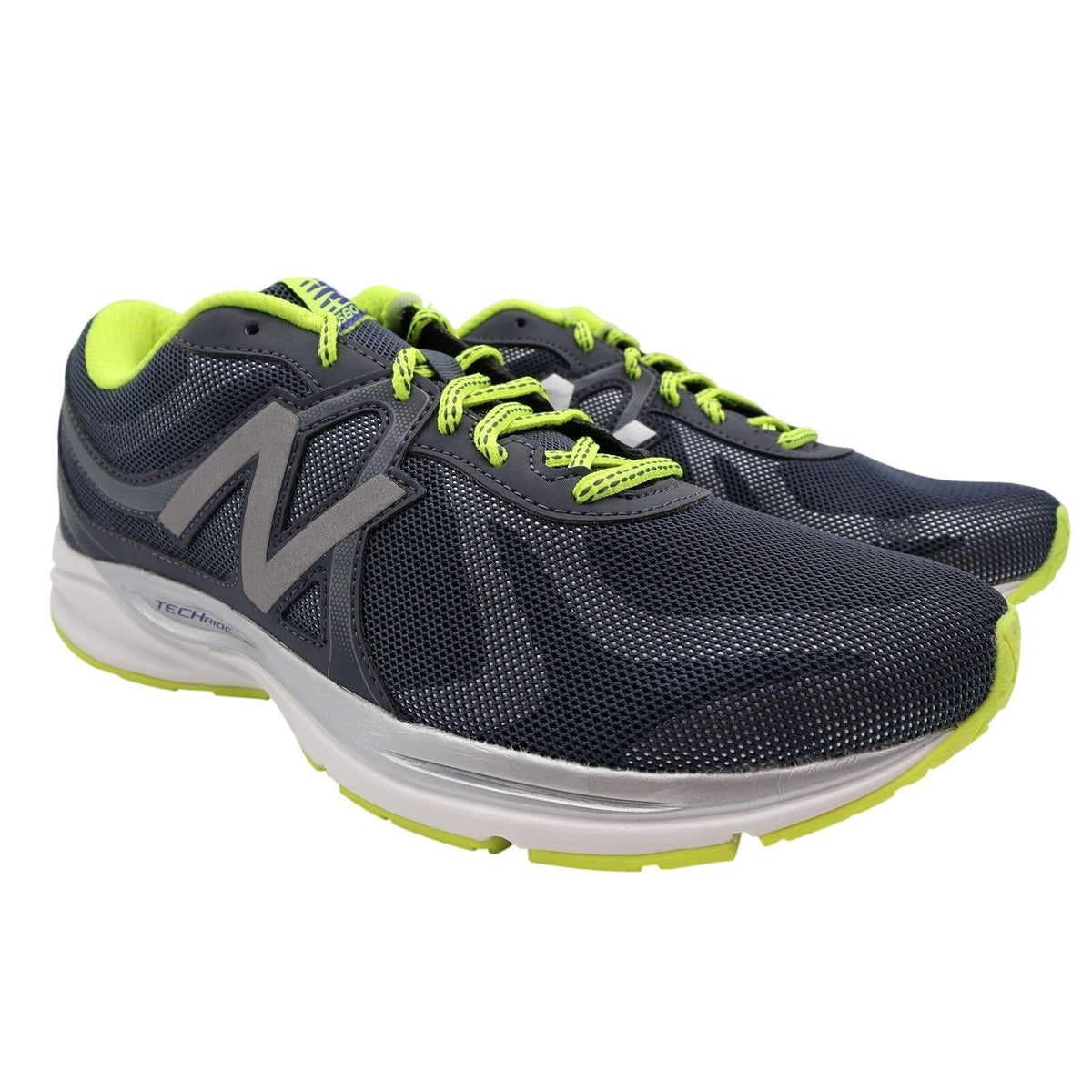 New Balance 580 V5 Women 10 Running Shoes Grey Lime Green TechRide W580LG5 - take2supply