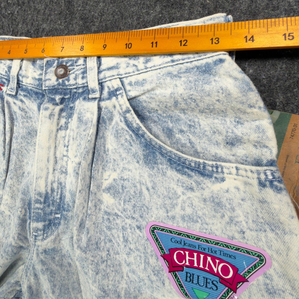Lee Vintage 90s Easy Rider Jeans Mens 29x32 Blue Acid Wash Denim NWT USA Made - take2supply